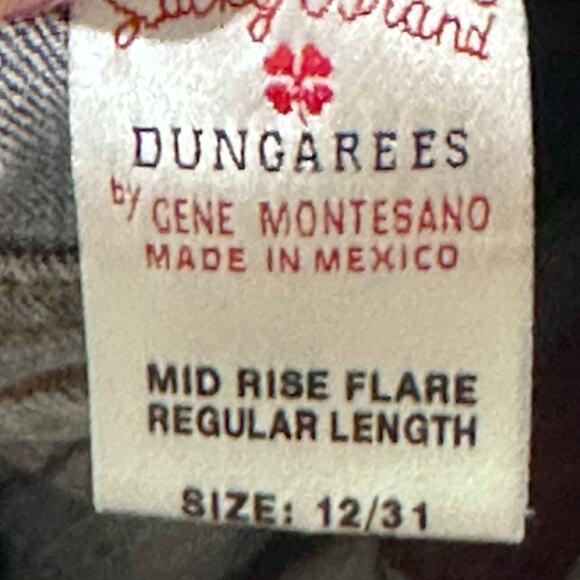 Lucky Brand Jeans Womens Size 12/31 Denim Dungarees Made In USA American Vintage - Picture 6 of 6